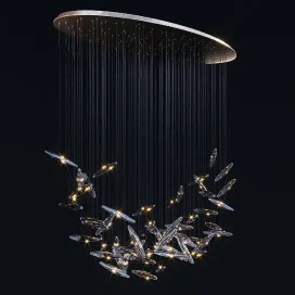 Ochre moonlight murmuration